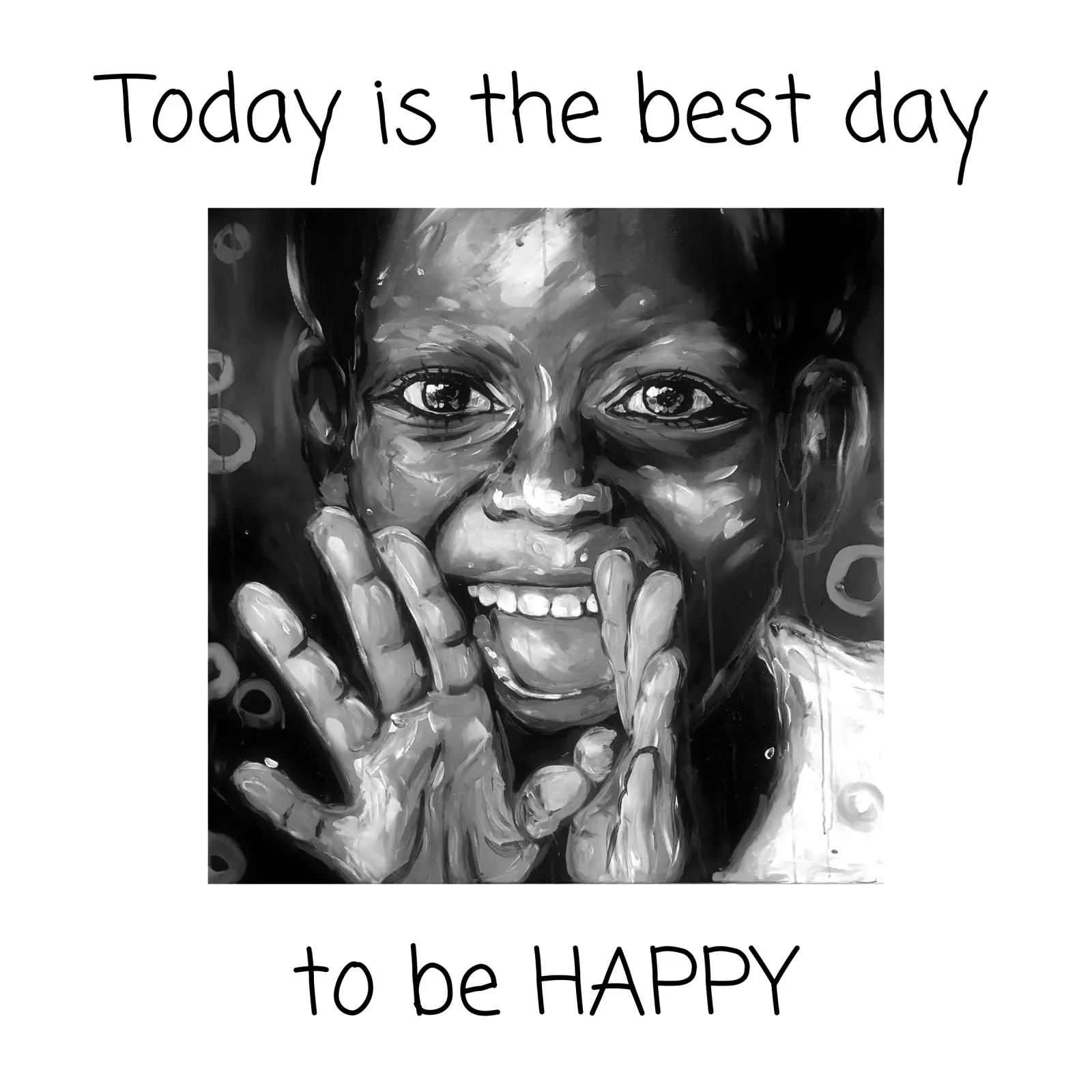TODAY BE HAPPY pellicola backlit da Happy 😃 Art 🎨 by Christine Schnoell