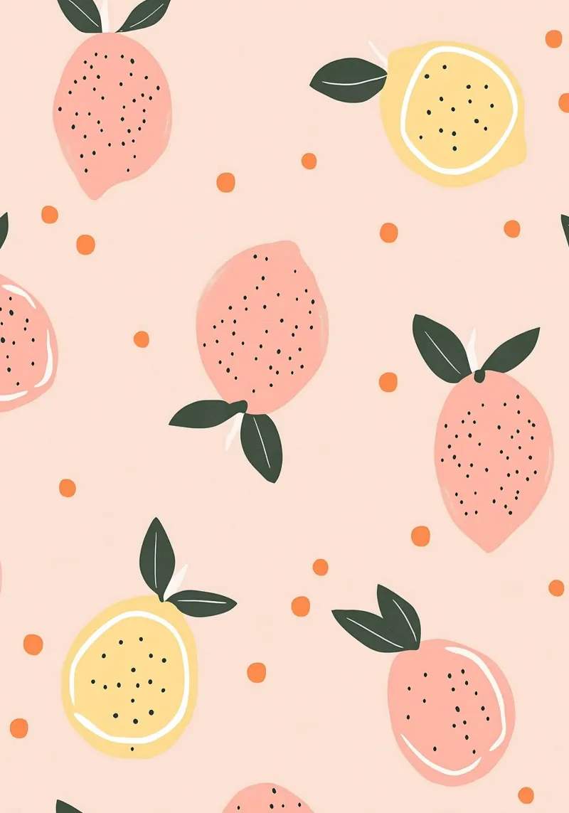 Fruit Print, Lemon Poster, Nursery Wall Art, Kids Poster acrylic glass by Little Lola