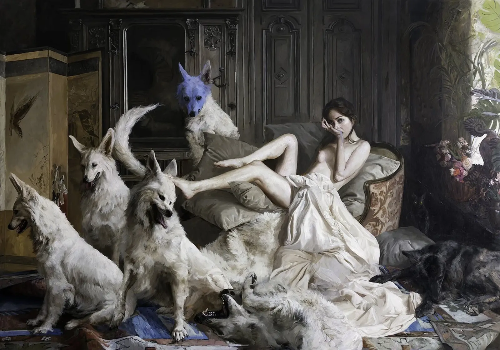Guillermo Lorca Sade e i cani pellicola backlit da Birgitart
