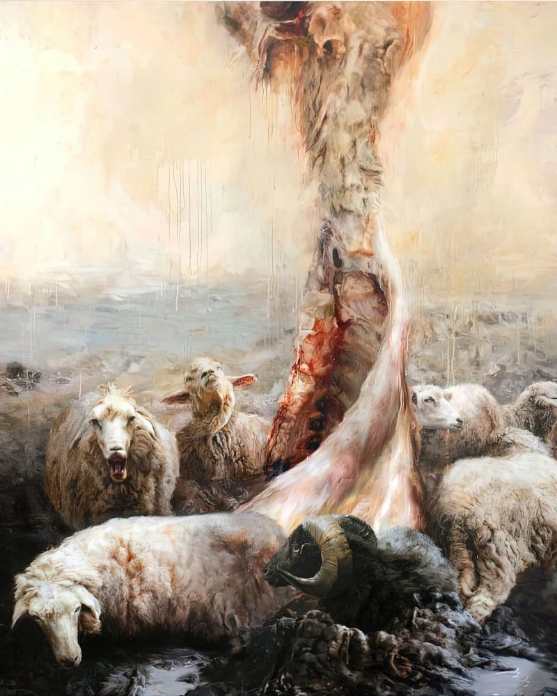 Guillermo Lorca The Sheep pellicola backlit da Birgitart