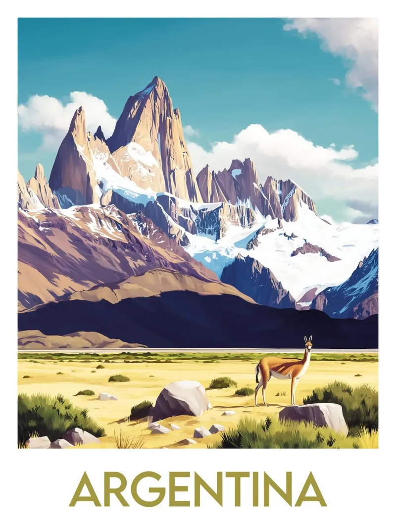 Affiche Argentine poster da Frame the World