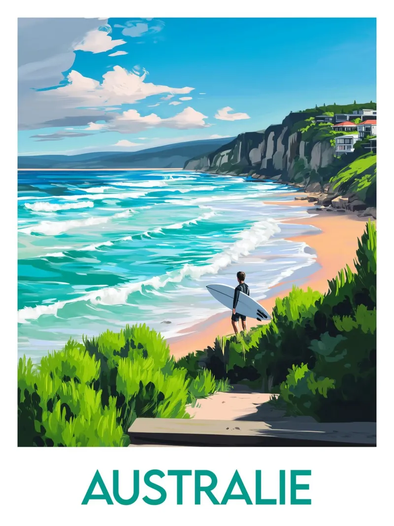 Affiche Australie hahnemühle de Frame the World