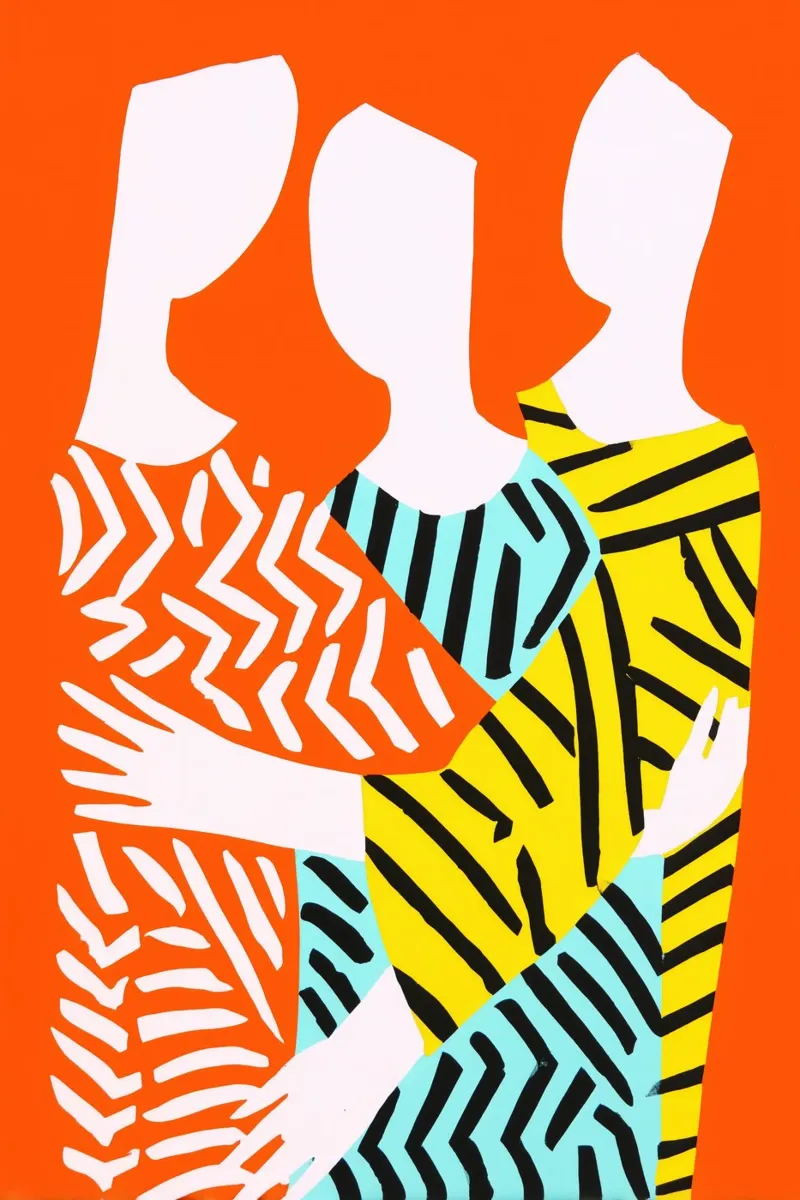 Summer fashion | Colourful patterns poster with aluminum frame by Autofocus