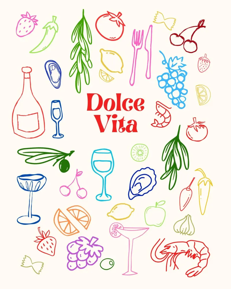 Italian Icons acrylic glass by DolceVita