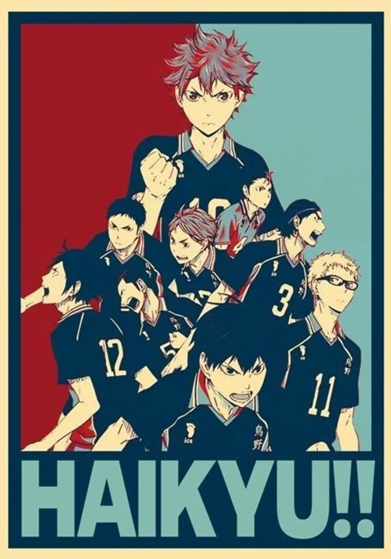 Hinata Shouyo con la troupe pellicola backlit da withandname