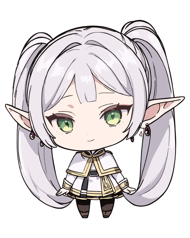 Chibi Frieren alluminio dibond da Evie Shop
