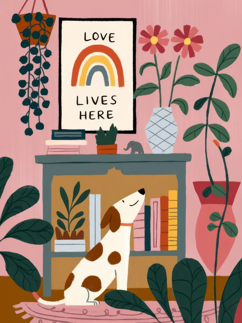 Love's Inviting Echo canvas with Floater frame by Lumina Vision