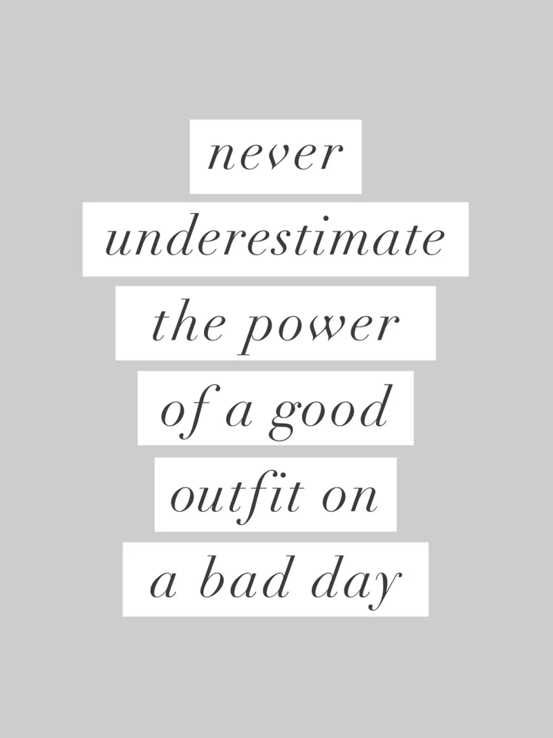 Un buon abbigliamento in una brutta giornata Typografie Design pellicola backlit da THE MOTIVATED TYPE