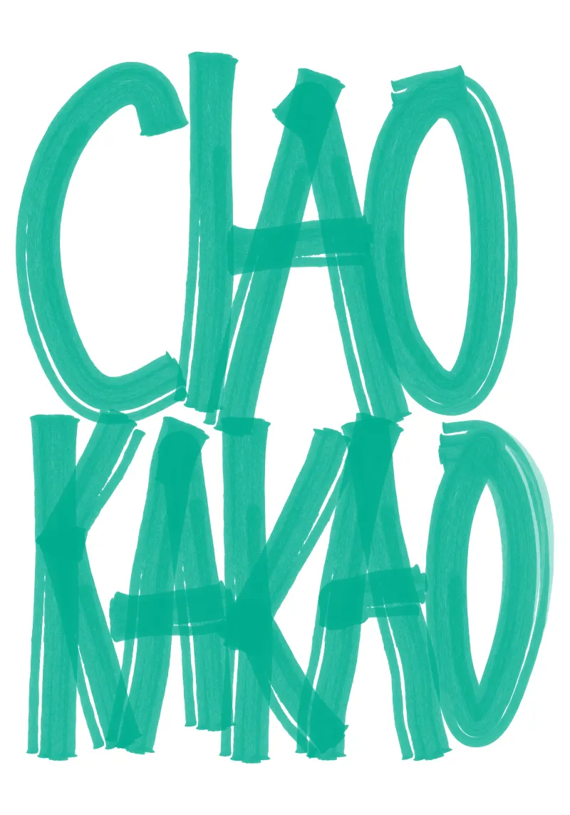 Ciao Kakao – Say It Bold carta hahnemühle da QuooodZ by MooodzArt