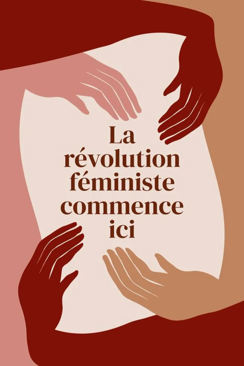 La Révolution Féministe Commence Ici I pellicola backlit da Les Glorieuses x JUNIQE