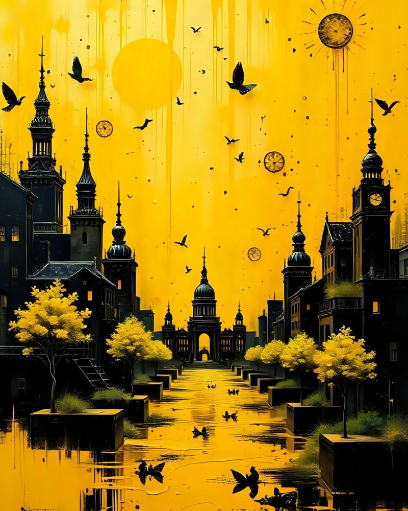 Mystical_style_A_4 poster by schwarz-gelb by LK