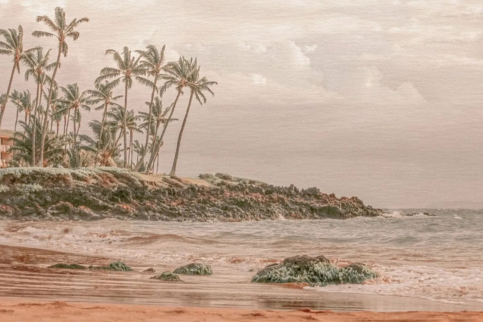 Aloha Hawaii 1 - Beachscape in Maui poster da Monika Strigel