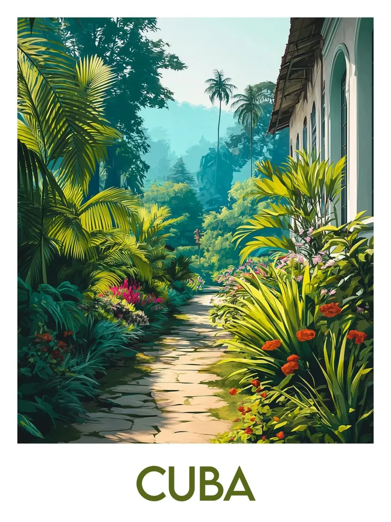 Affiche Cuba poster con telaio in alluminio da Frame the World