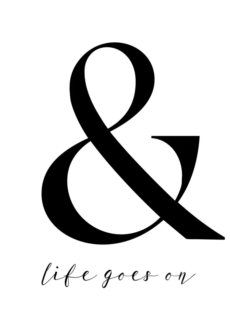 And life goes on pellicola backlit da BAINAI QUOTES