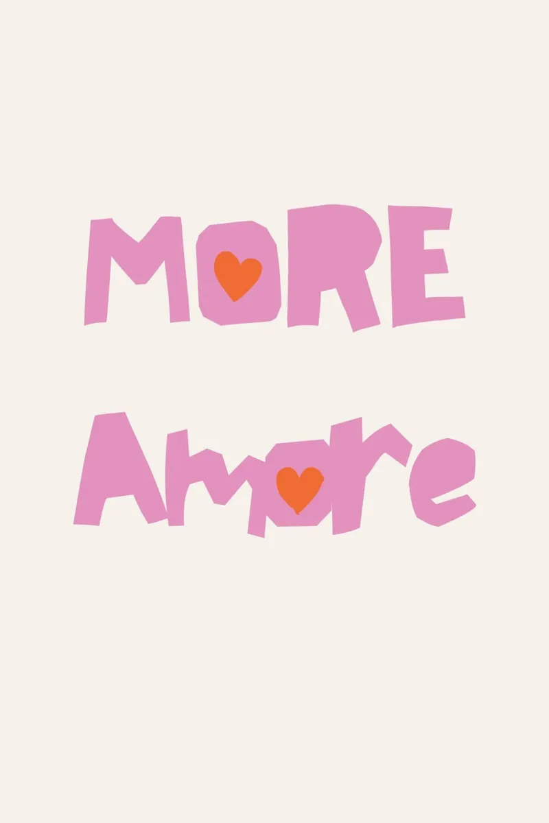 More Amore plexiglass da Second Canvas