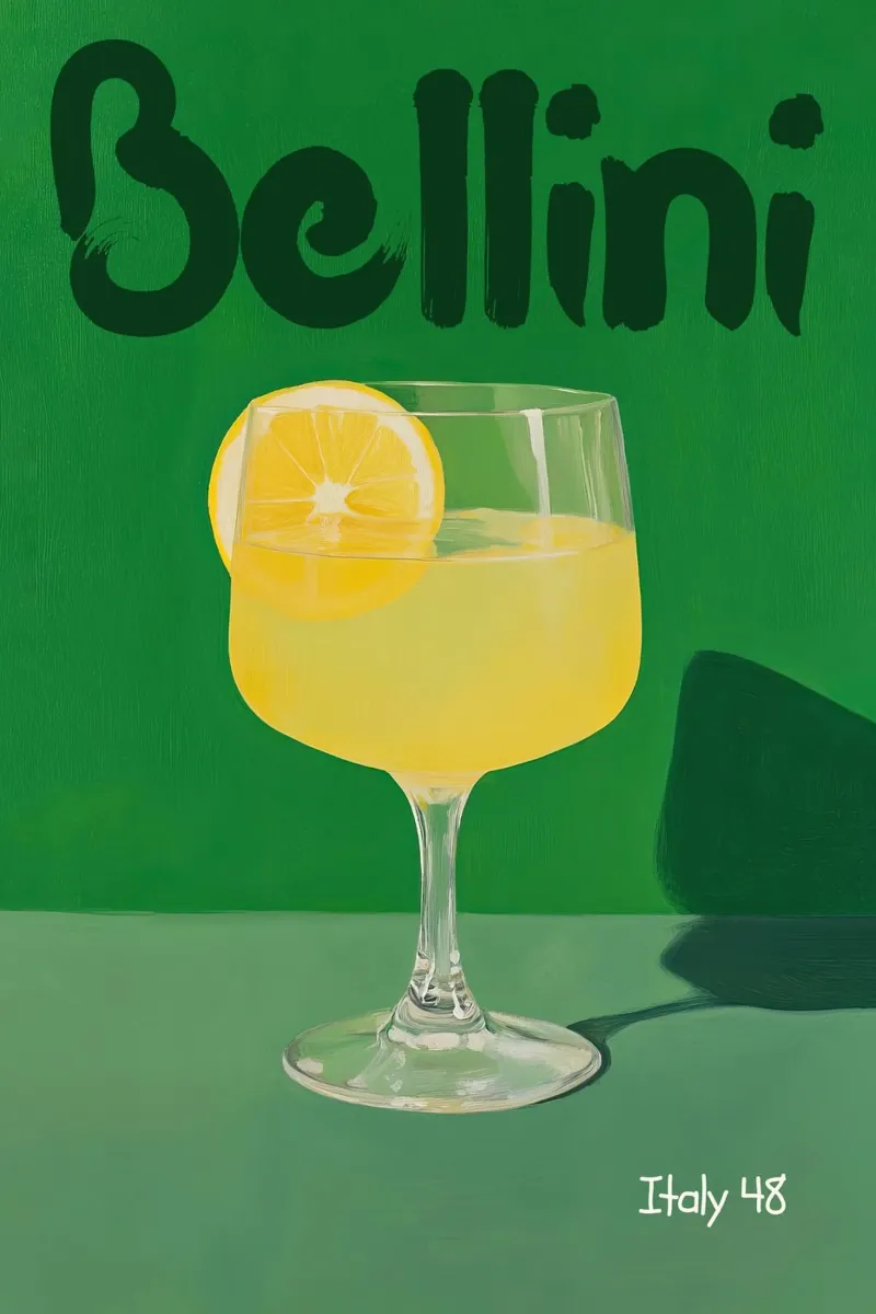 Bellini Cocktail poster da Art Center