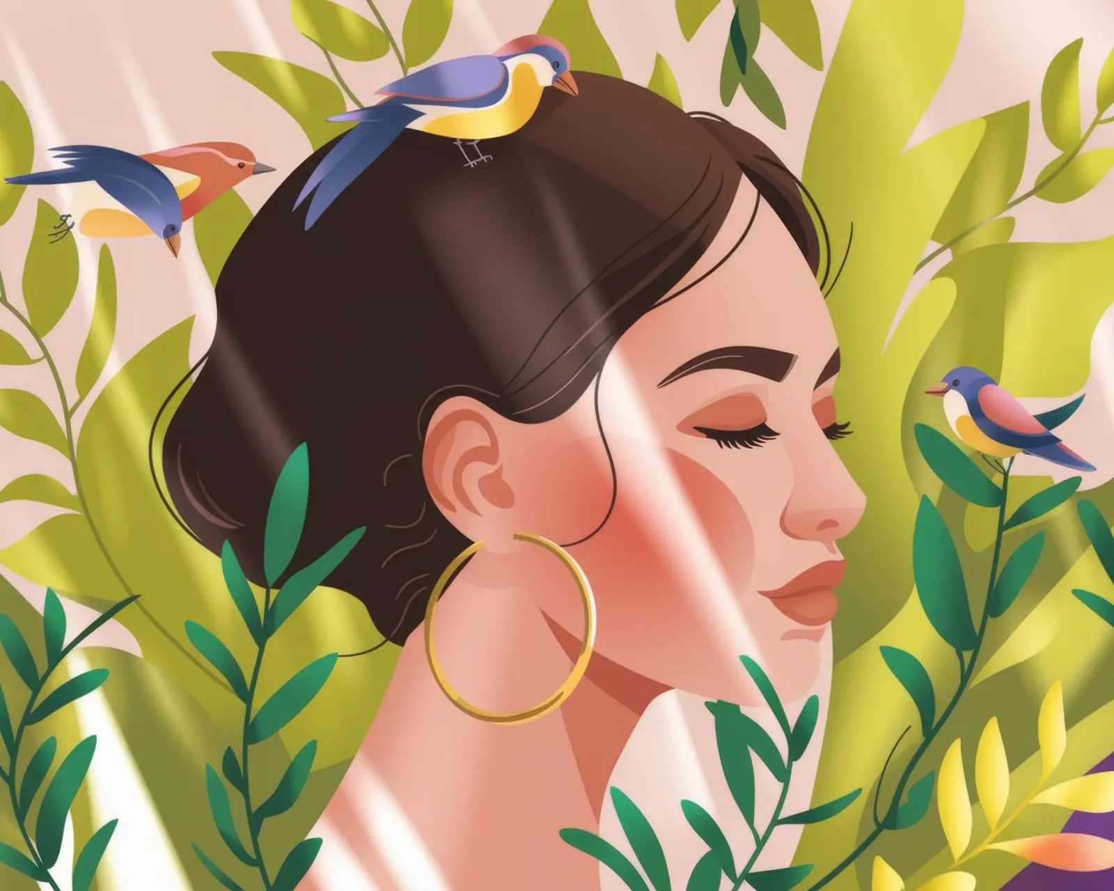 Nature's Gentle Whisper hahnemühle by Veiled Canvas