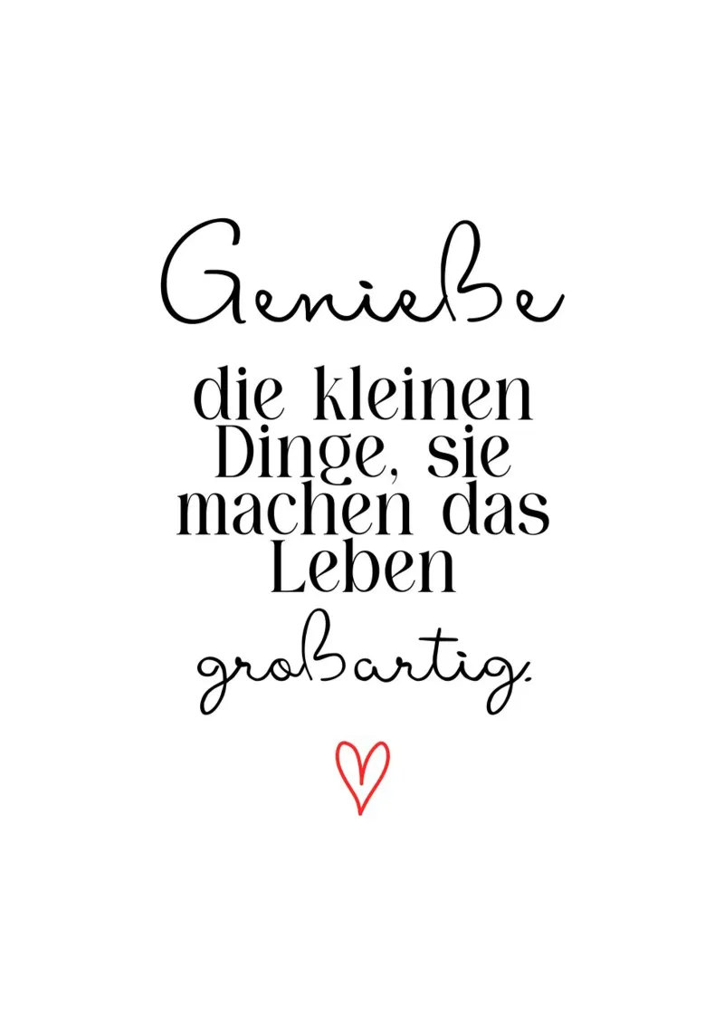 Die kleinen Dinge pellicola backlit da BAINAI QUOTES