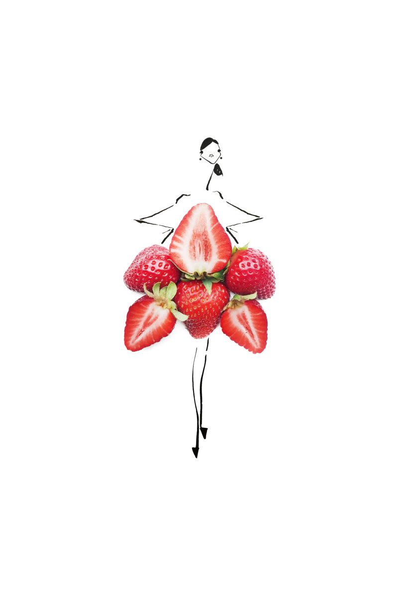 Strawberry Fields poster by Gretchen Roehrs