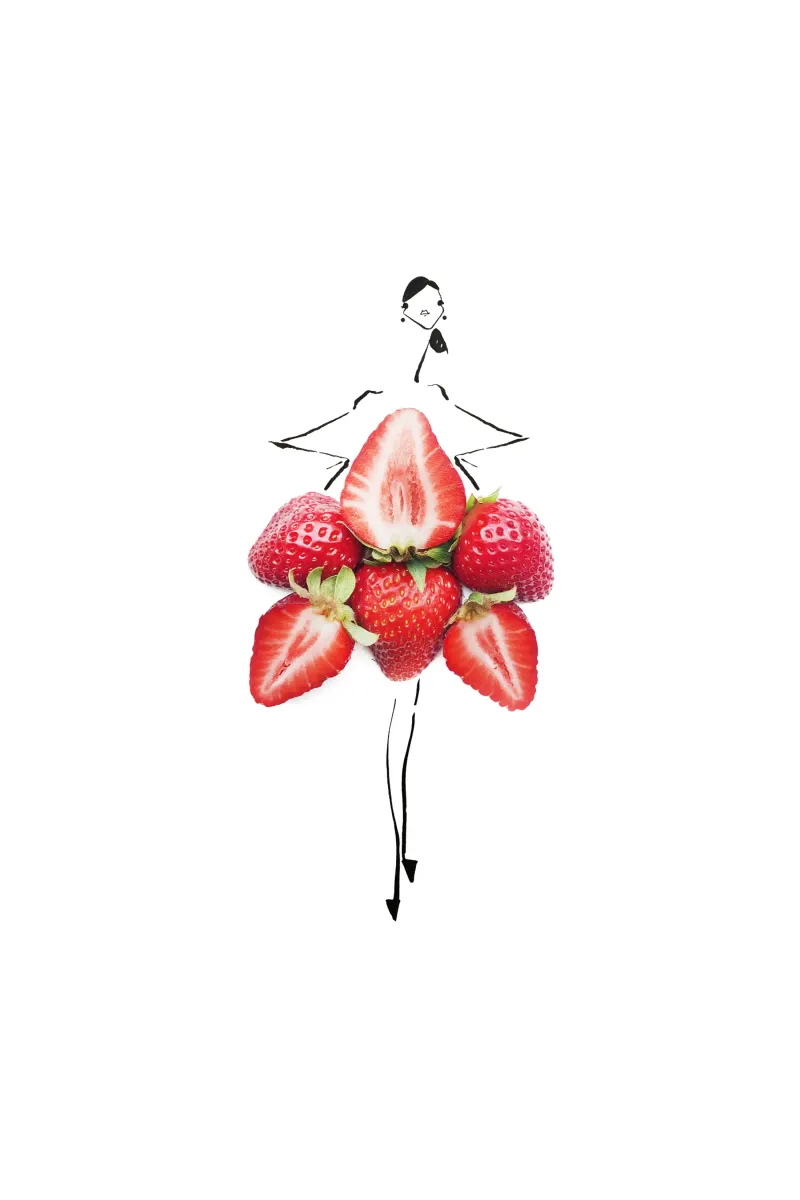 Strawberry Fields hahnemühle by Gretchen Roehrs