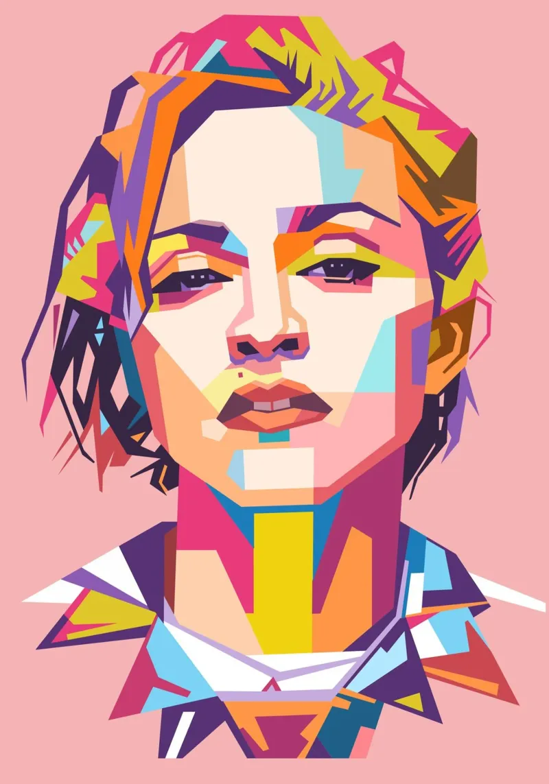 Madonna ritratto pop art plexiglass da Hantamrata