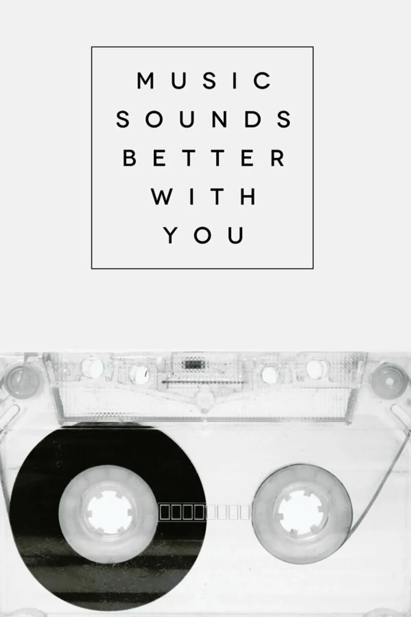 Music Sounds Better With You alluminio dibond da Galaxy Eyes