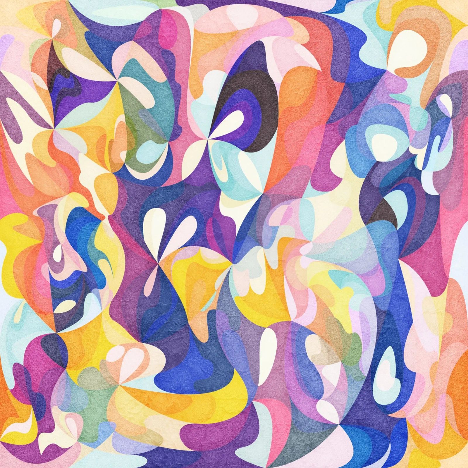 Move and Flow - Abstract Geometric Pattern poster by lovely lines