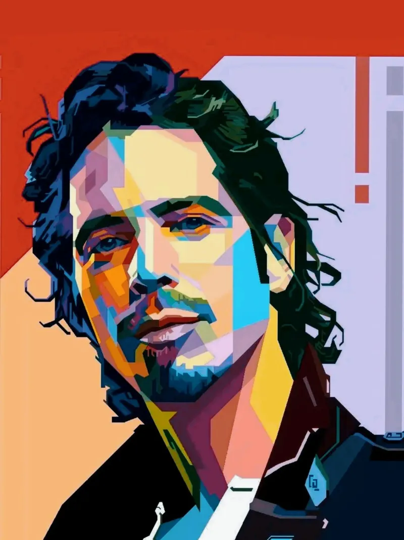 Arte tributo a Chris Cornell pellicola backlit da Hantamrata