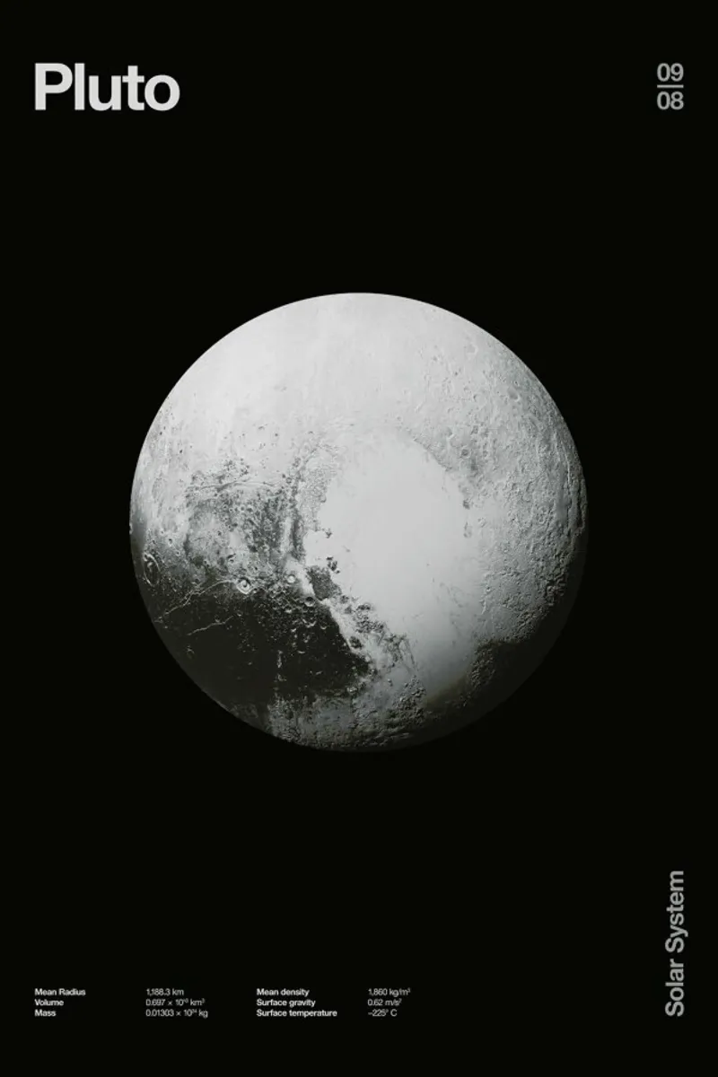 Pluto pellicola backlit da Florent Bodart