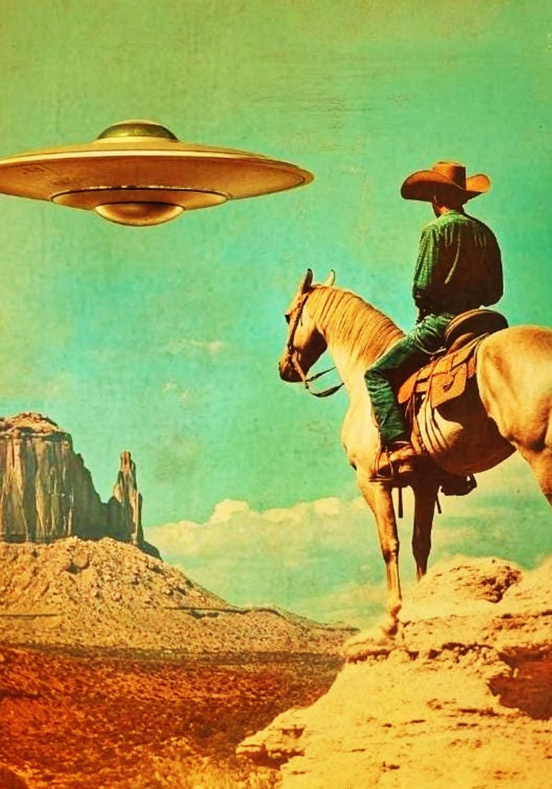 OVNI Cowboy poster de kembangross