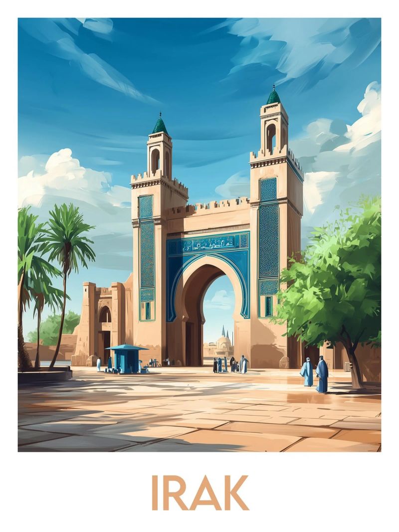 Irak affiche poster de Frame the World