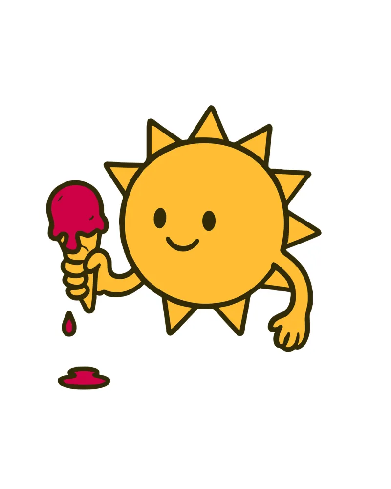Sun and ice cream pellicola backlit da edsonramosart