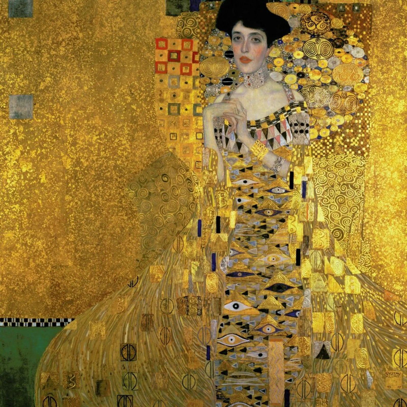 Klimt - Portrait of Adele Bloch-Bauer I Poster von ARTOTHEK