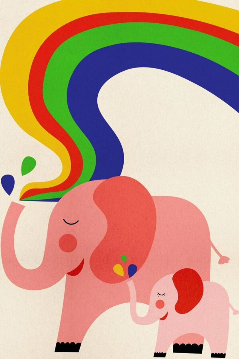 Rainbows poster de Little Flourishes