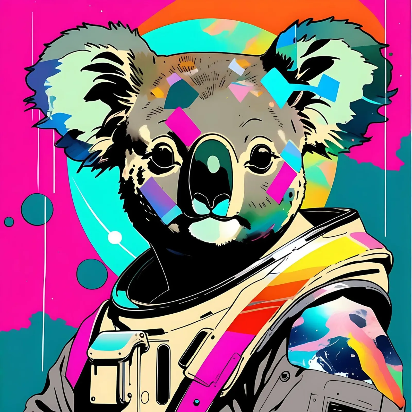 Koala_Style_D_1 pellicola backlit da Tierisch bunt by LK