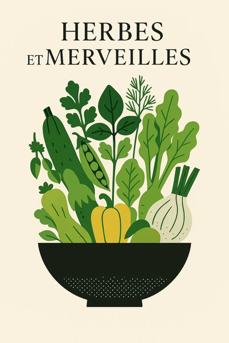 Herbes et Merveilles - La natura al suo meglio carta hahnemühle da Pop and Fruits - Affiches & posters