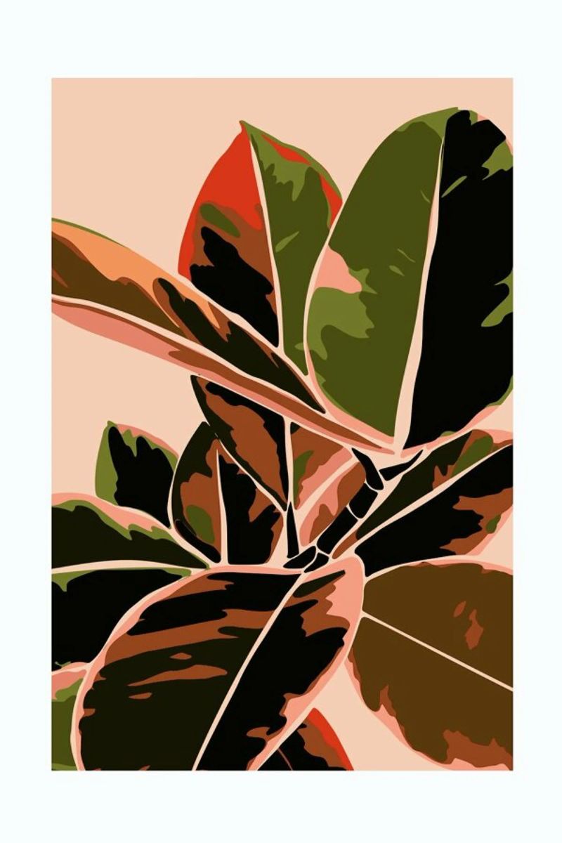 Plant IV acryl van Pure