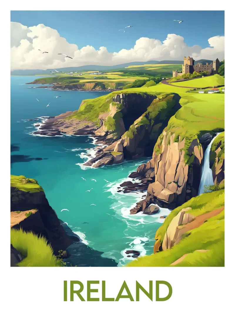Affiche Irlande Hahnemühle von Frame the World