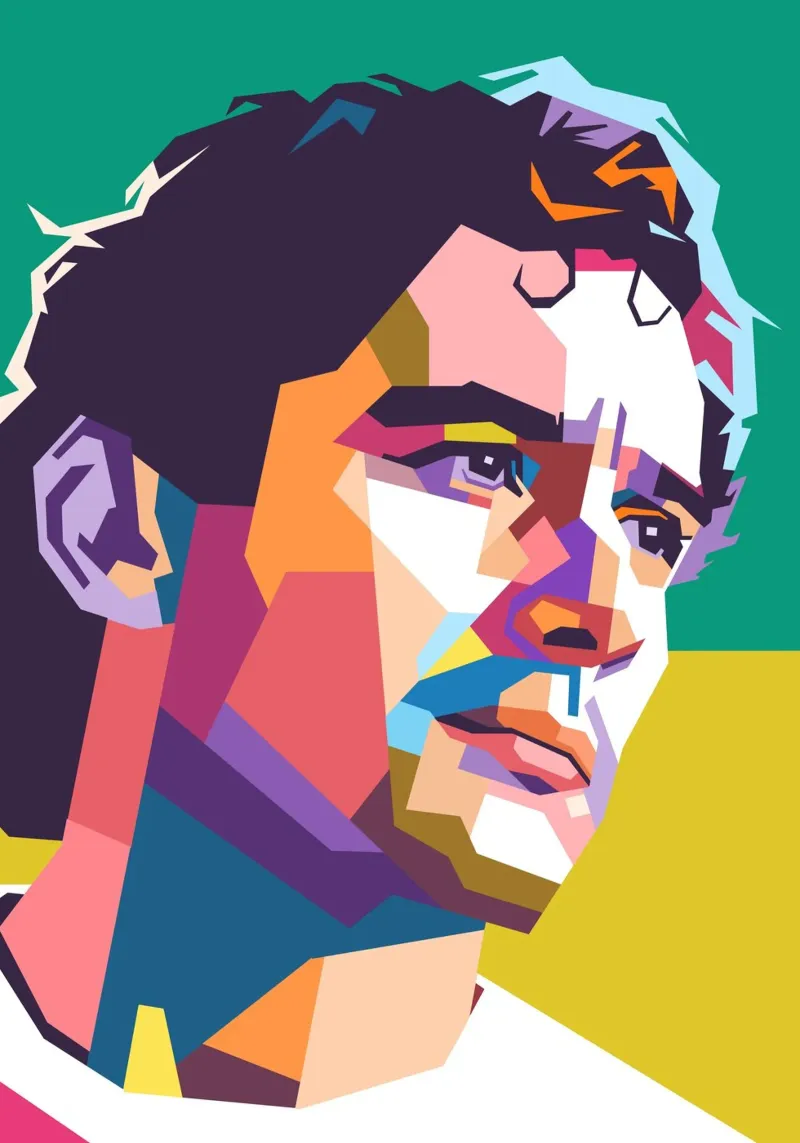 Formula One legend Ayrton Senna alu-dibond by Hantamrata
