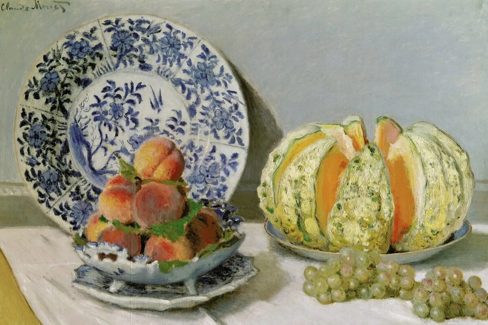 Monet - Still Life with Melon pellicola backlit da ARTOTHEK