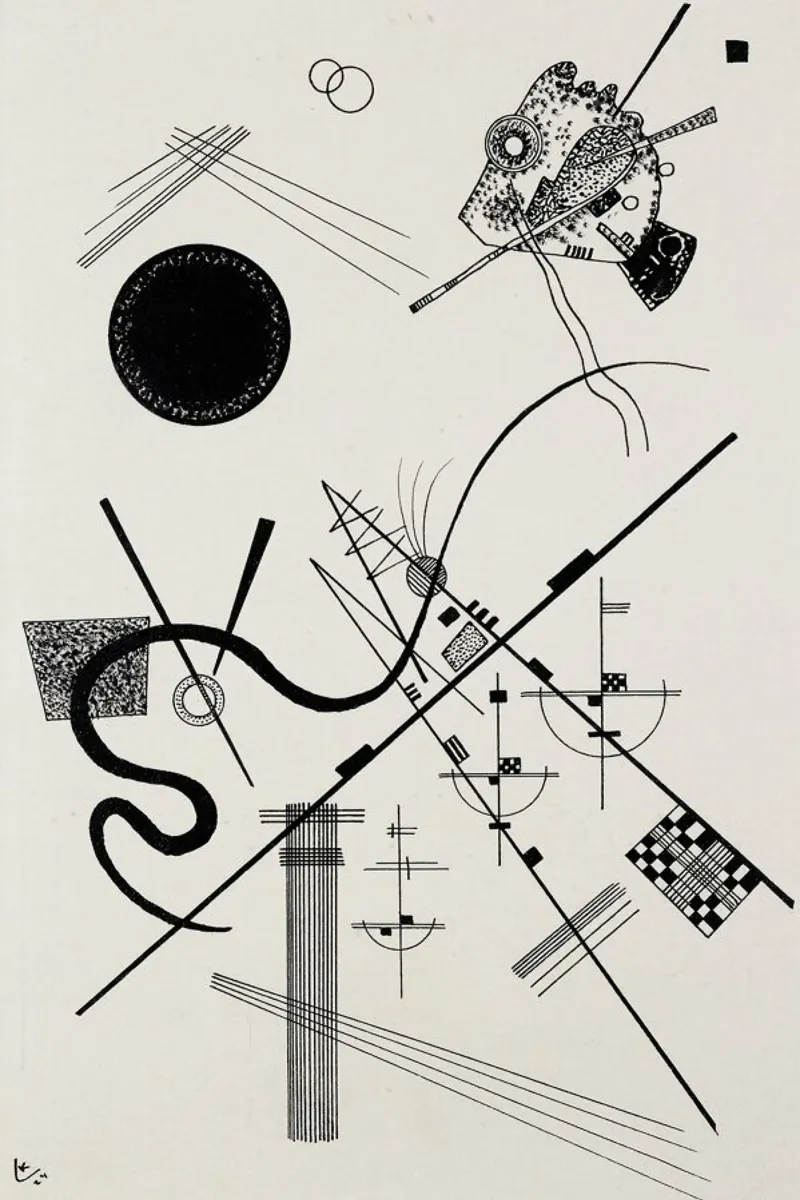 Kandinsky - Untitled (Drawing 4) pellicola backlit da ARTOTHEK