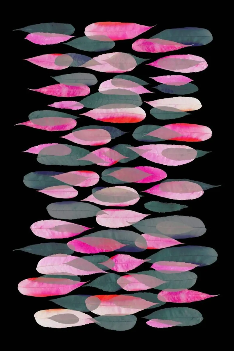 Collecting Colours 7 poster con telaio in legno da Angelo Cerantola