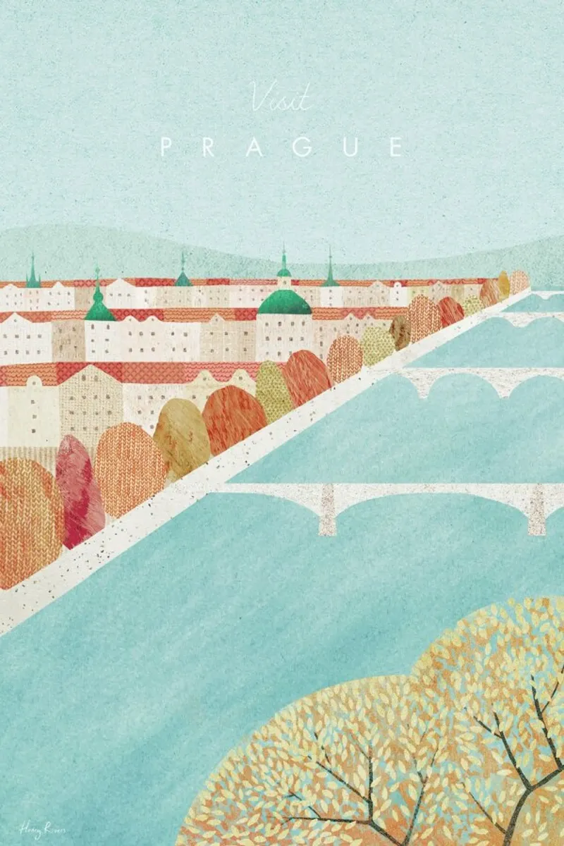 Prague carta hahnemühle da Henry Rivers