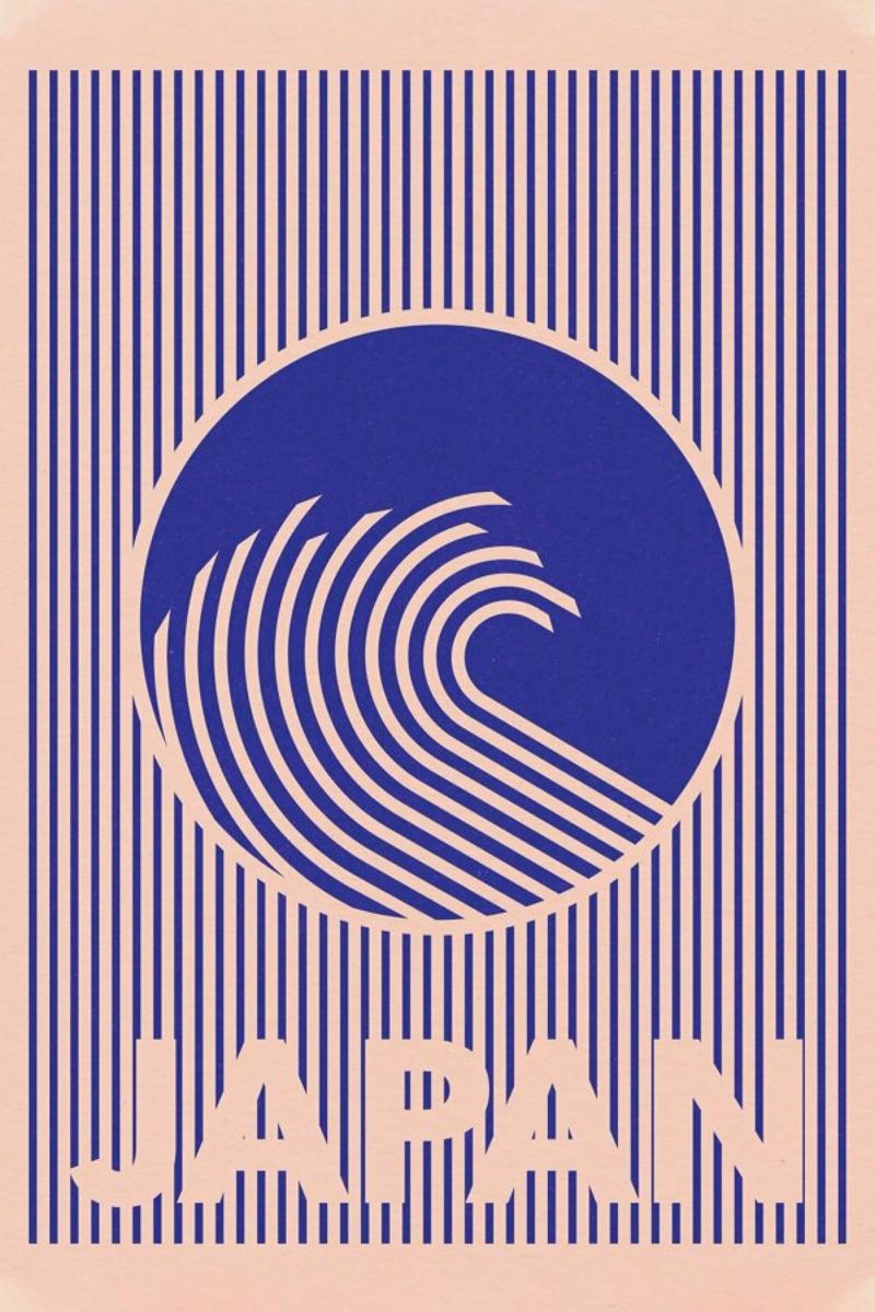 Great Wave Of Japan Poster von Rosi Feist