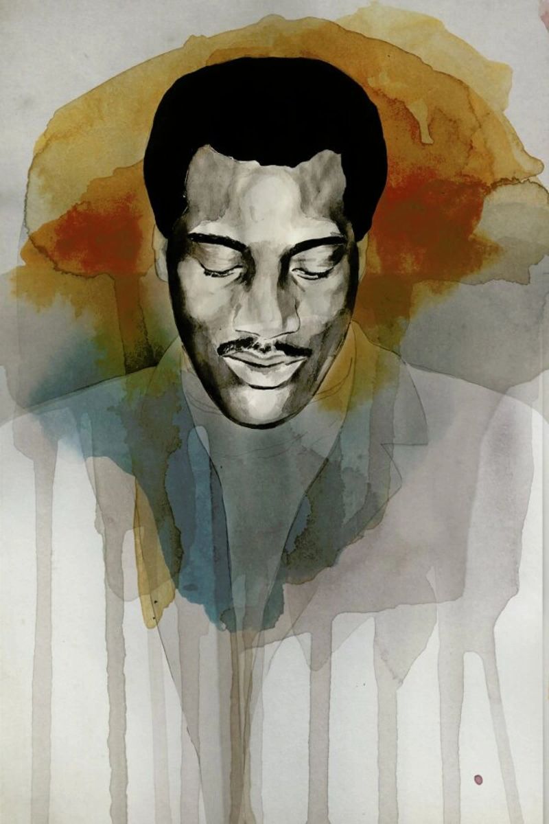 Otis Redding Poster von David Diehl