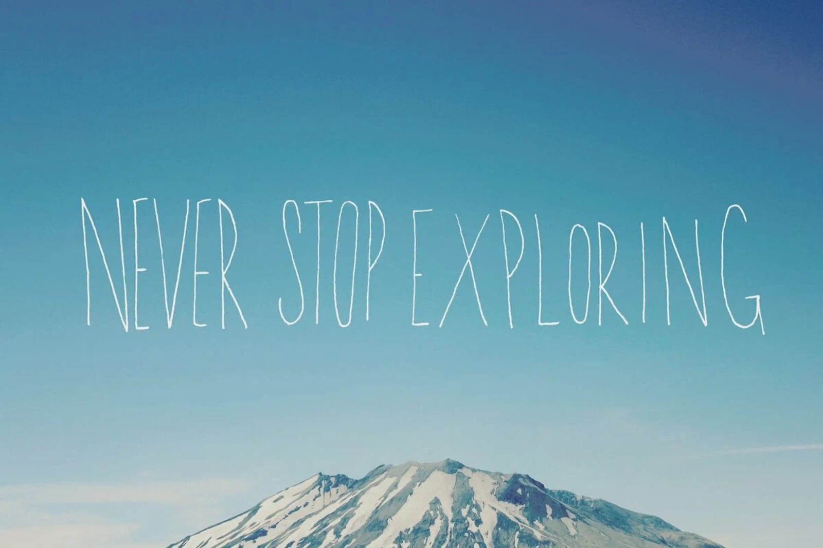 Never Stop Exploring pellicola backlit da Leah Flores