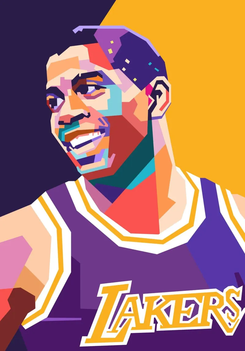 Magic Johnson, giocatore di basket pellicola backlit da Hantamrata