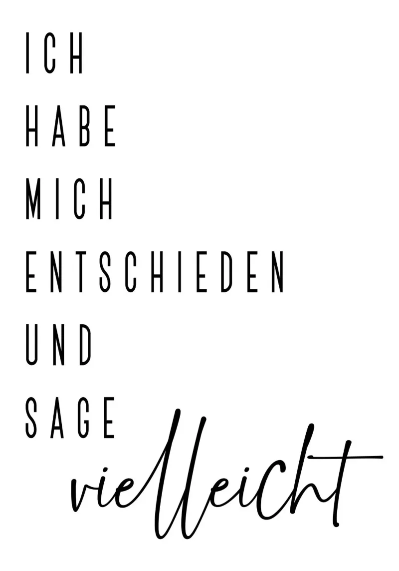 Ich sage vielleicht pellicola backlit da BAINAI QUOTES