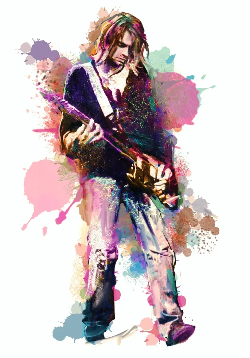 Kurt Cobain grunge hahnemühle by Hantamrata
