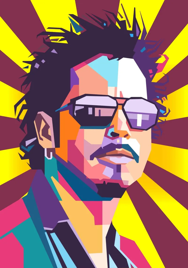 Chris Cornell WPAP-Kunst Hahnemühle von Hantamrata